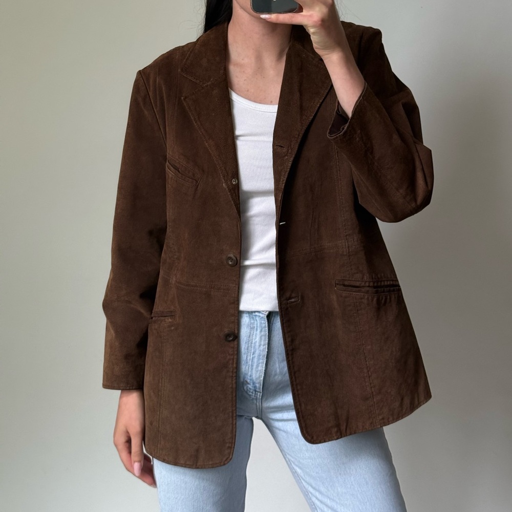 Brown Suede Women's Jacket